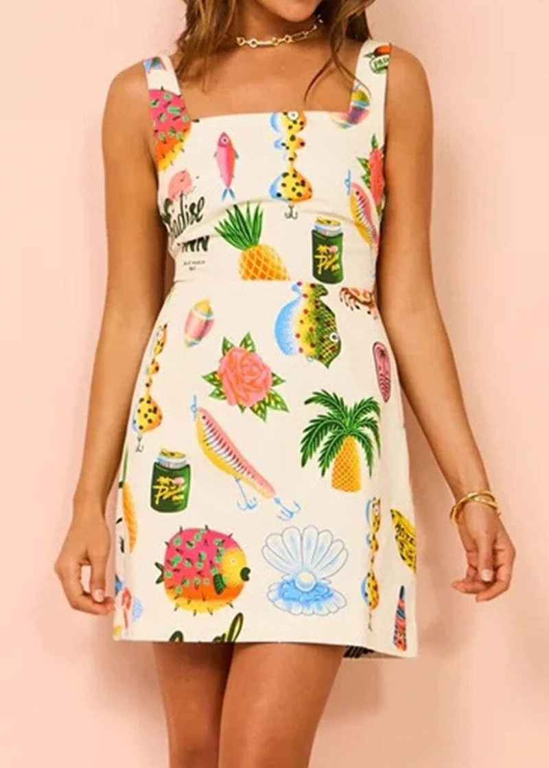 Paradise Print Mini Dress | Alice & Wonder