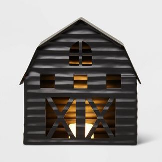 Metal Barn Decorative Figurine Black - Wondershop™ | Target