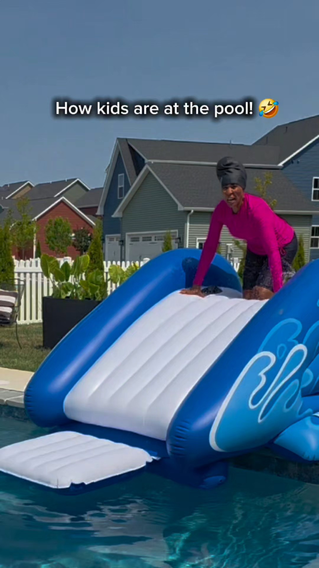 Parents don't actually get to relax at the pool... we're just full-time audiences. 😂"Mom! Watch this!" Does the exact same jump for the 83rd time.And somehow... we still clap like it's the Olympics. 👏🏾🤣💙#PoolLife #MomLife #SummerDays #ParentHumor #NeurodivergentMom360

#LTKmomlife #LTKKids #LTKSwim