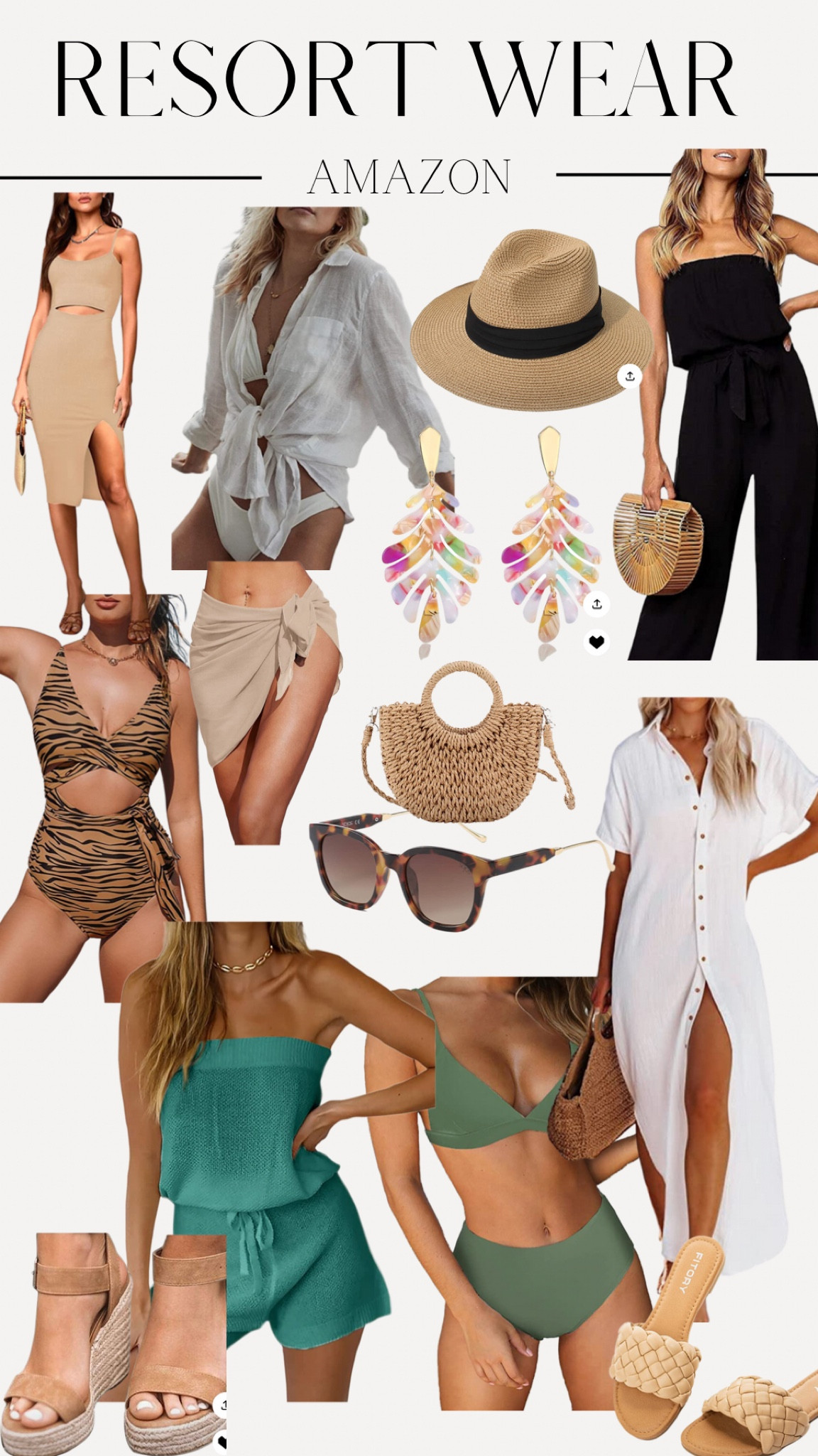 Some of my Amazon favorites for resort vacation!   #resortwear #amazon #style #beach #vacation

#LTKunder100 #LTKswim #LTKunder50