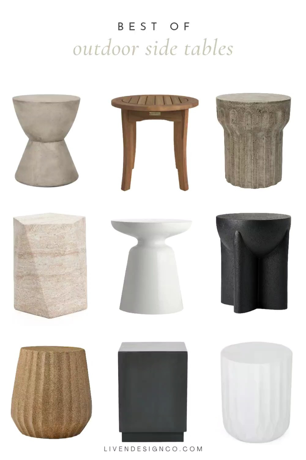 Outdoor side table under $200. Patio decor. Cement side table. Outdoor accent table. Garden stool. Travertine table

#LTKSeasonal #LTKHome #LTKSaleAlert