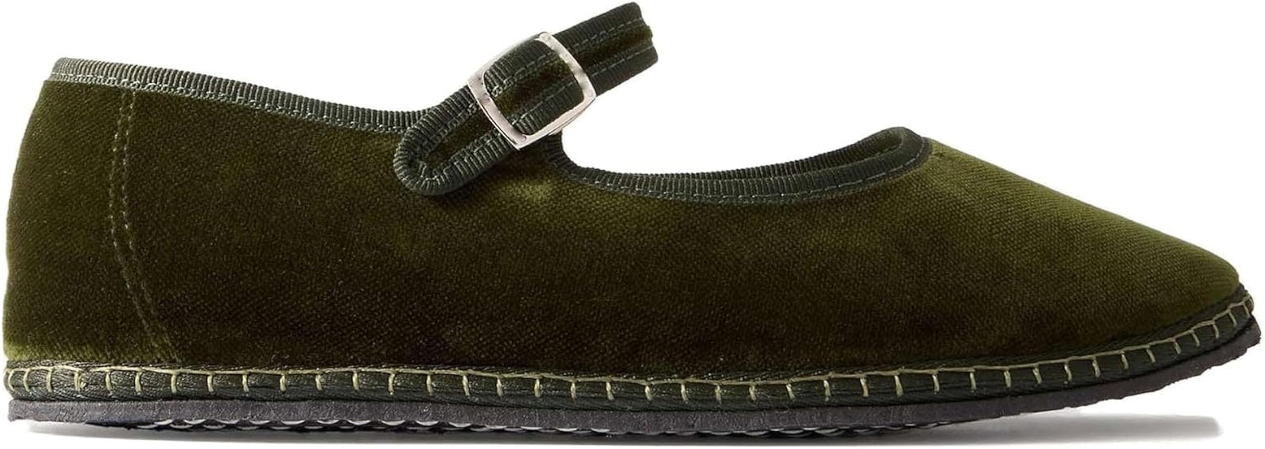 Velvet Mary Janes for Women Suede Round Toe Cute Ballet Flats Slip On Casual Dressy Comfortable B... | Amazon (US)