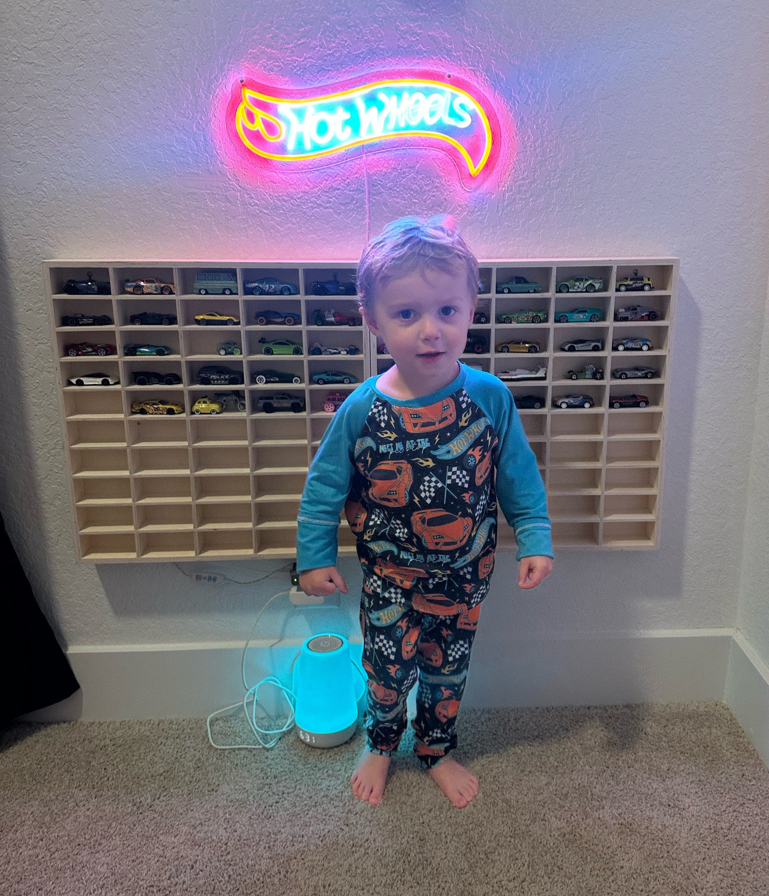 The PERFECT way to store your littles hot wheels collection. We bought two and love it! Can’t wait to watch each slot fill up as his collection grows!! #hotwheels #musthaves 

#LTKKids #LTKHome #LTKFamily
