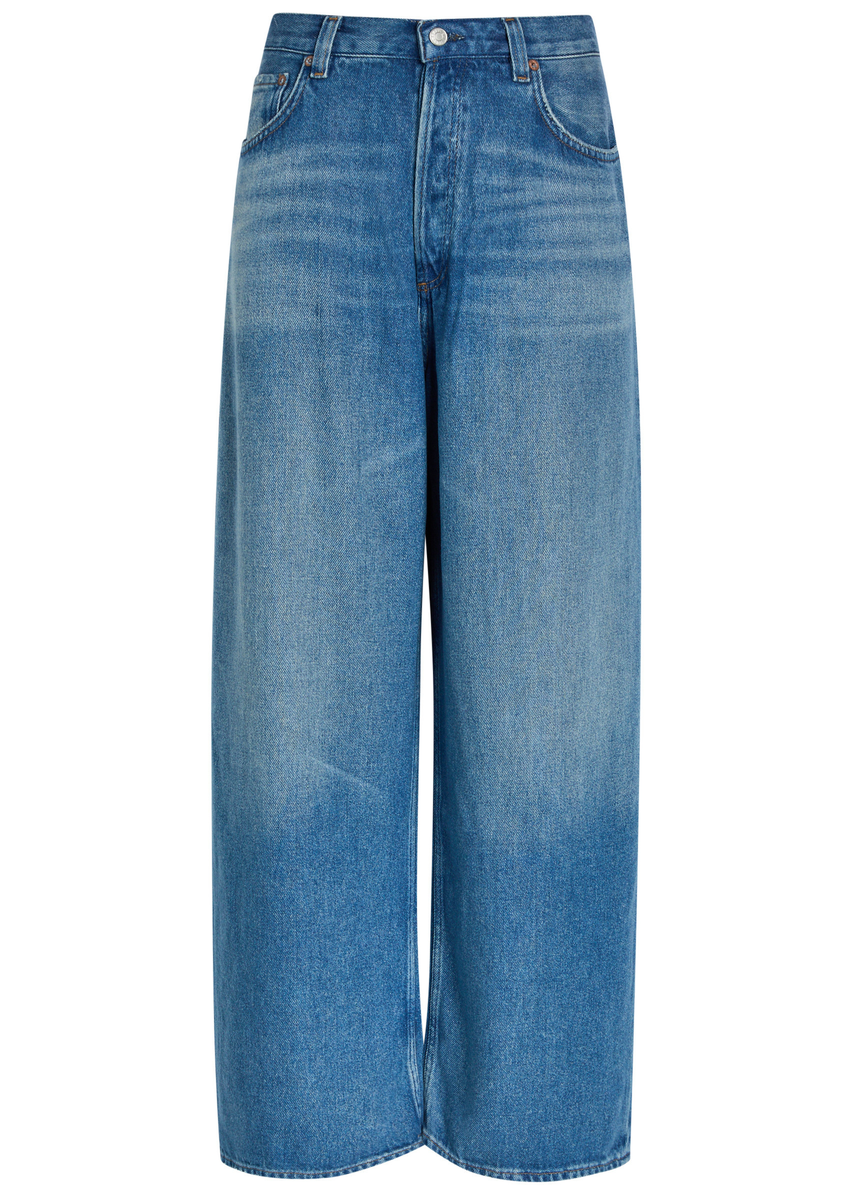 Rounded Baggy wide-leg jeans | Harvey Nichols