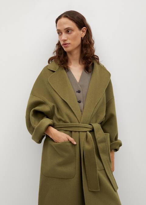 Handmade wool coat | MANGO (US)