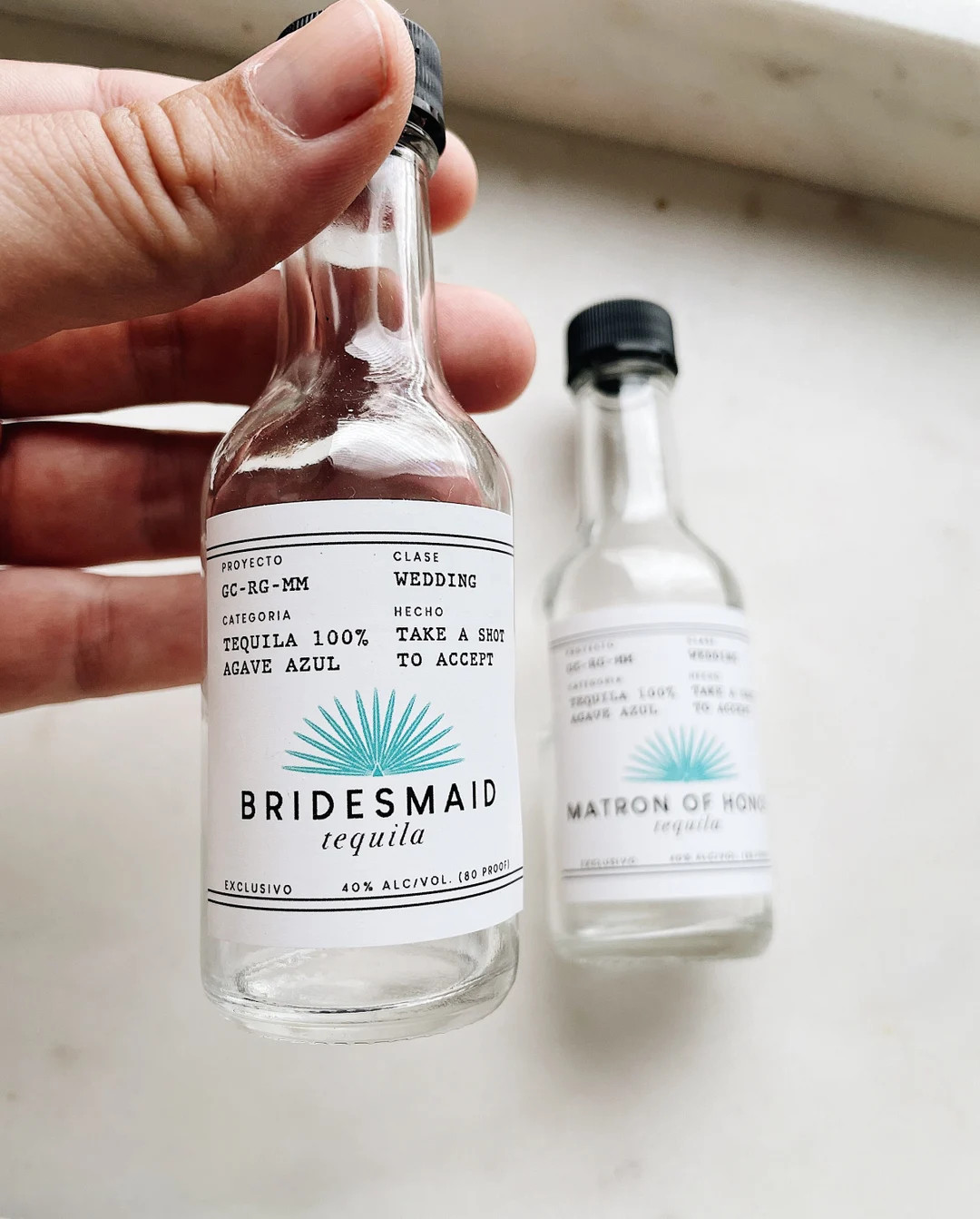 50 ml Casamigos Label, Bridesmaid Gift, Bridesmaid Proposal, Tequila Label, Maid of Honor Gift, F... | Etsy (US)