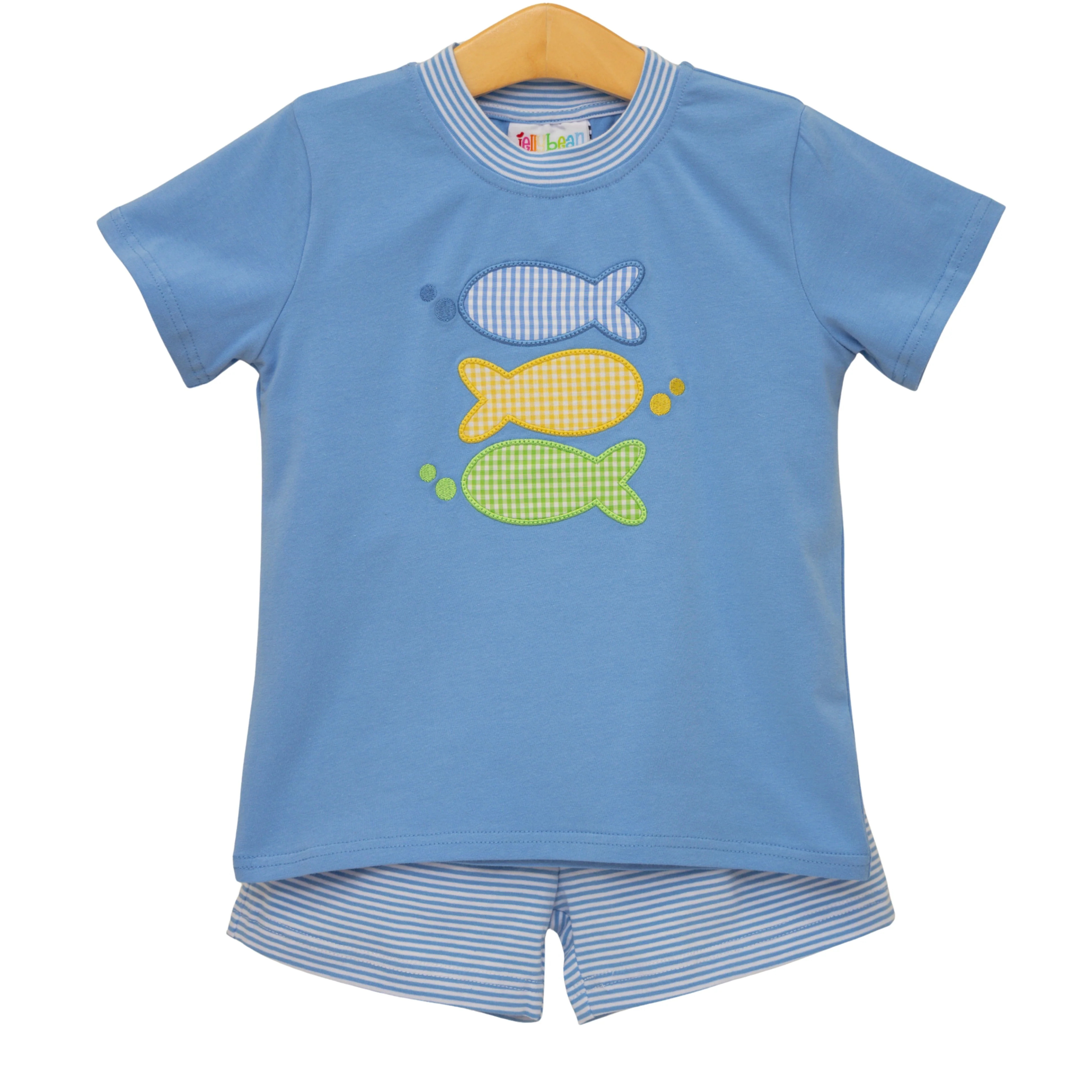 Jellybean Boy's One Fish Two Fish Short Set | Persnickety
