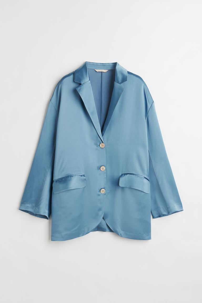 Silk-blend jacket | H&M (UK, MY, IN, SG, PH, TW, HK)