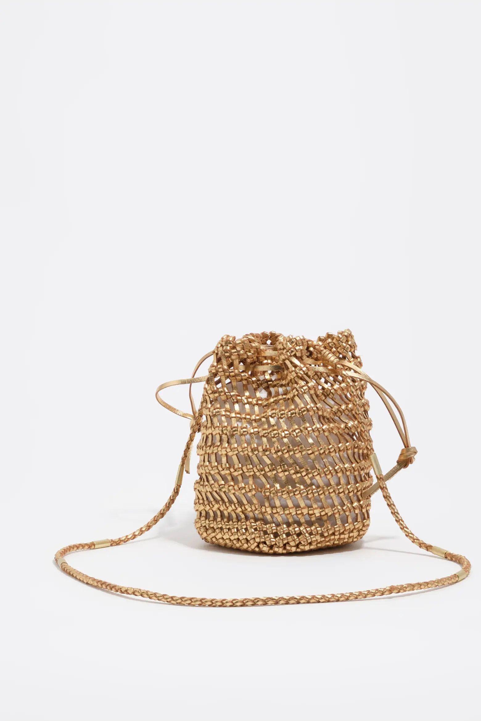 Mini Plaited Crochet Leather Bag (Women) | Nordstrom | Nordstrom