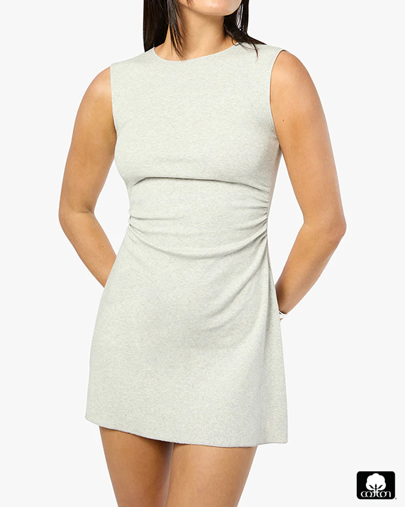 Ruched Muscle Tank Mini Dress | We Wore What