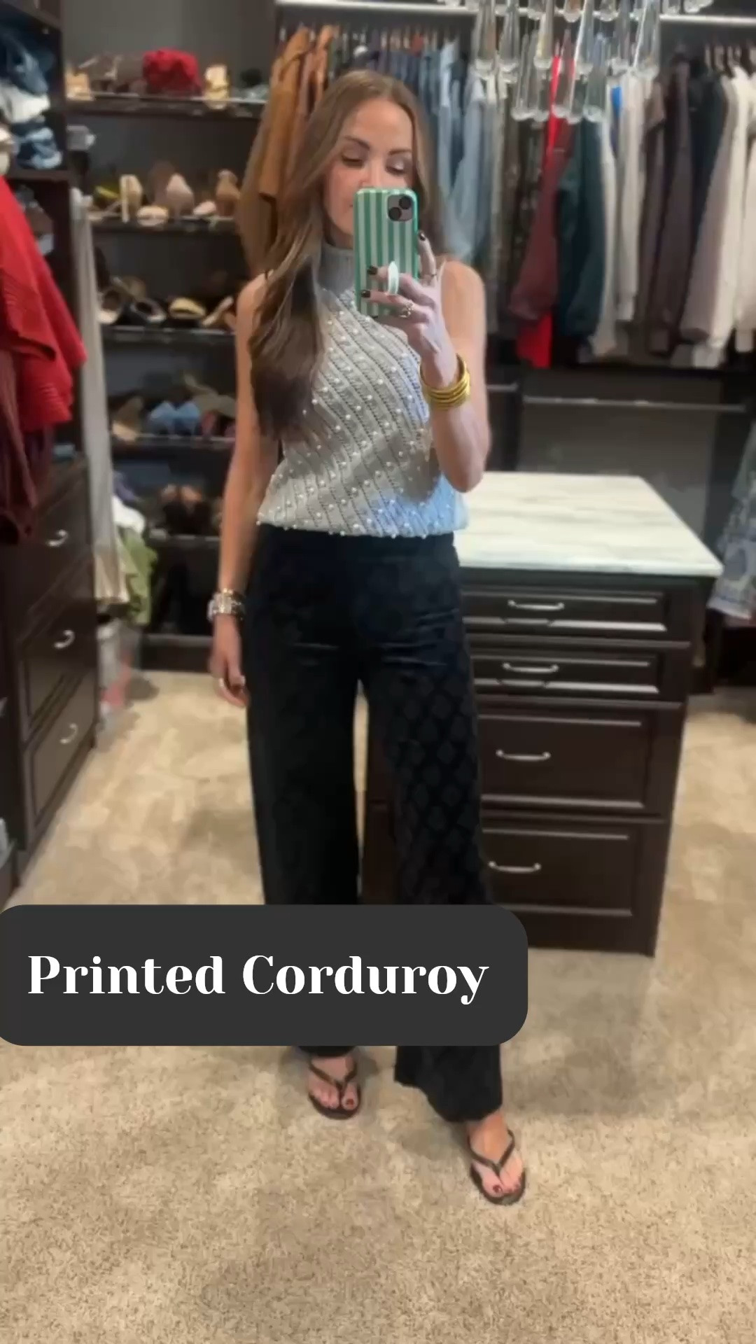 @Anthropologie printed Corduroy is perfect for fall!