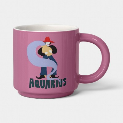 15 fl oz Zodiac Aquarius Mug Purple - Room Essentials™ | Target