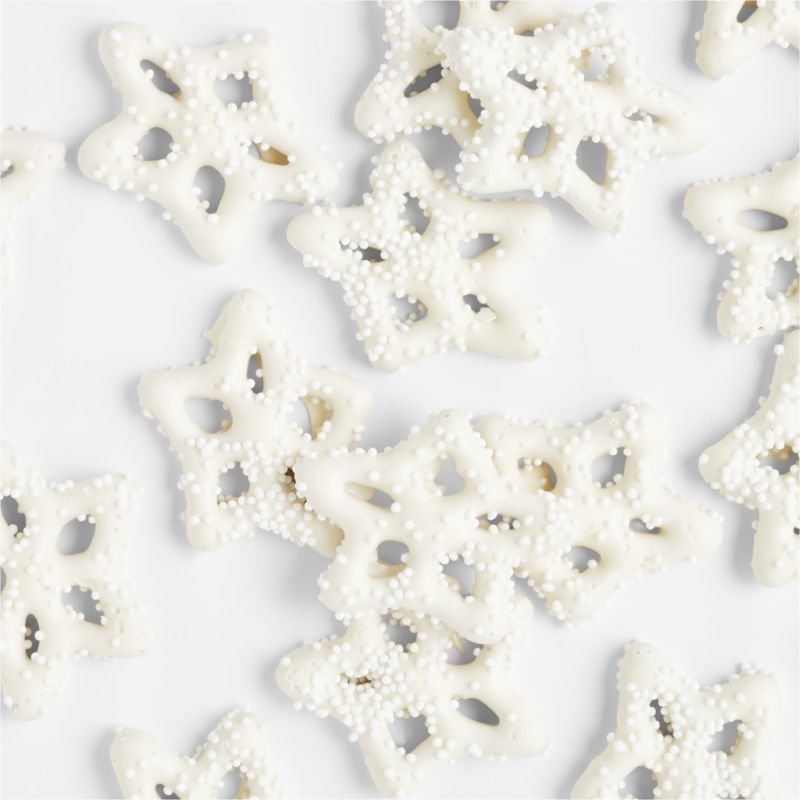 White Snowflake Pretzels + Reviews | Crate & Barrel | Crate & Barrel