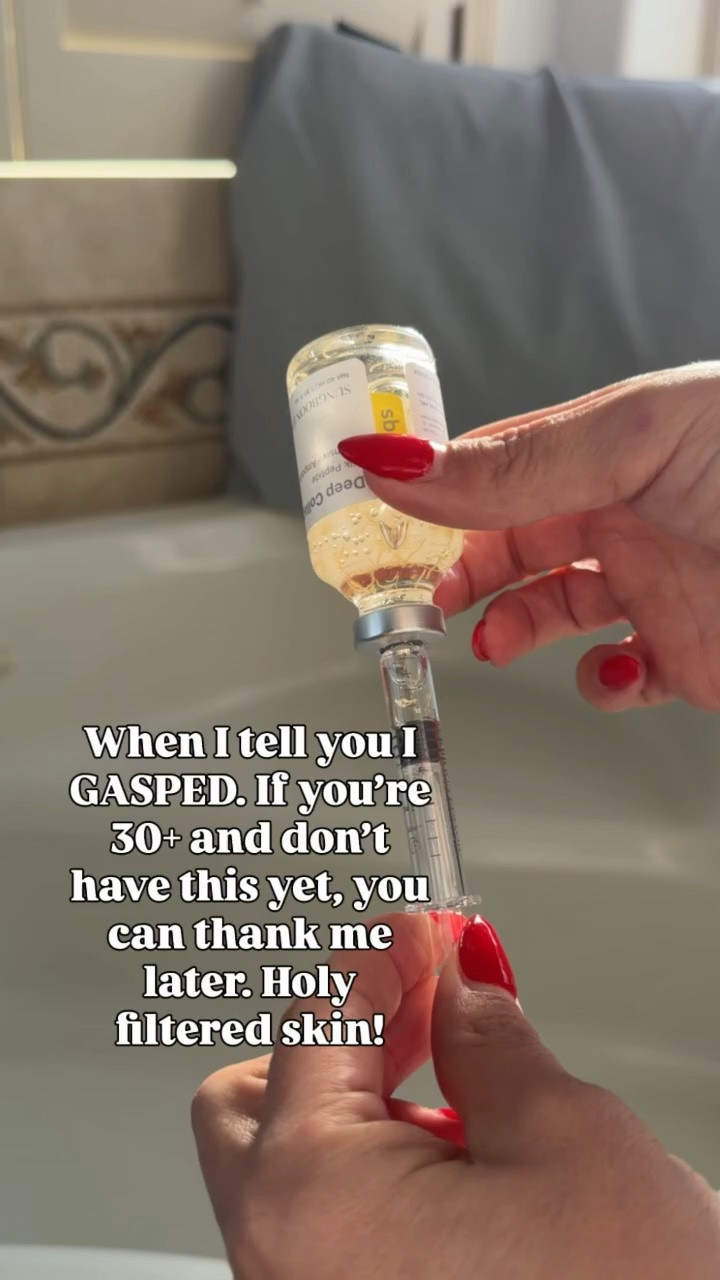 A MUST HAVE if you want thay filtered skin look.

skincare routine, anti-aging, over 30, skincare hack, beauty serum, glass skin, beauty must have, holy grail product