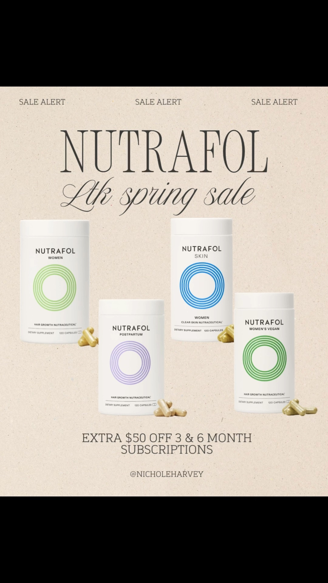 Nutrafol LTK Spring sale picks! These products are loved by so many-and they have so many variations for all of your needs! Linked⬆️

Use code-LTK

#Itkcreator #Itkfinds
#Itkwatchnow #nutrafol
#supplements #salealert

#LTKSpringSale #LTKSeasonal #LTKSaleAlert