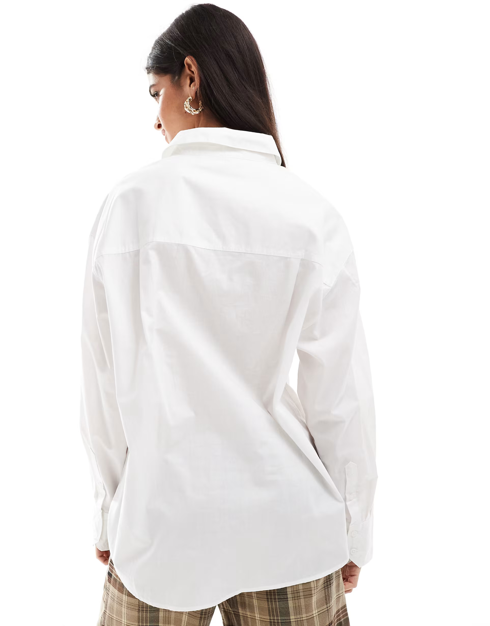 ASOS DESIGN oversized shirt in white | ASOS (Global)