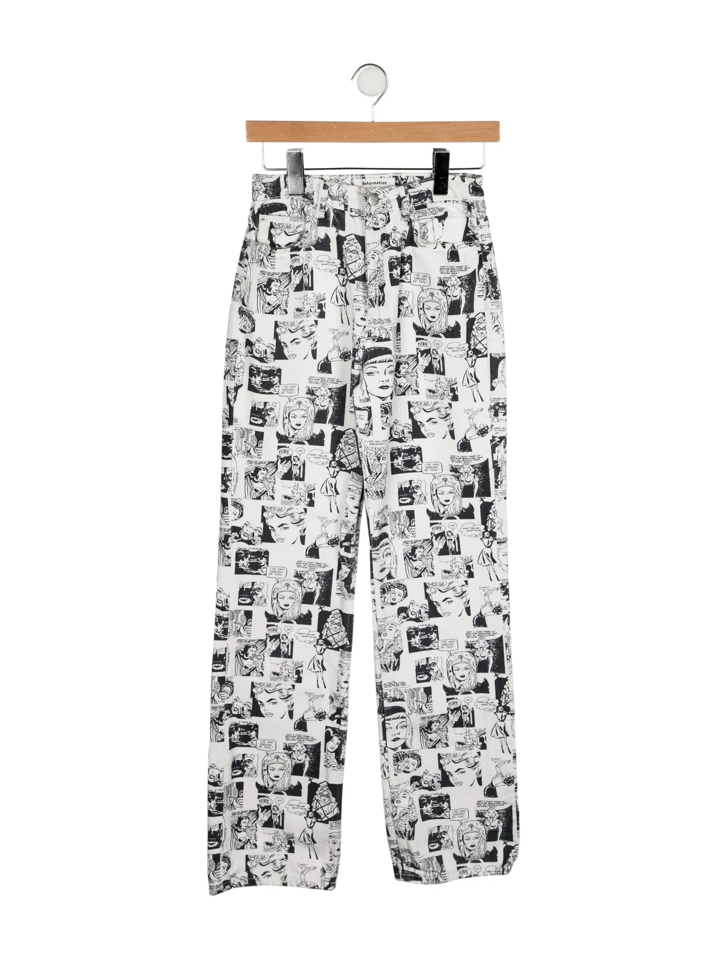 High-Rise Straight Leg Jeans | The RealReal