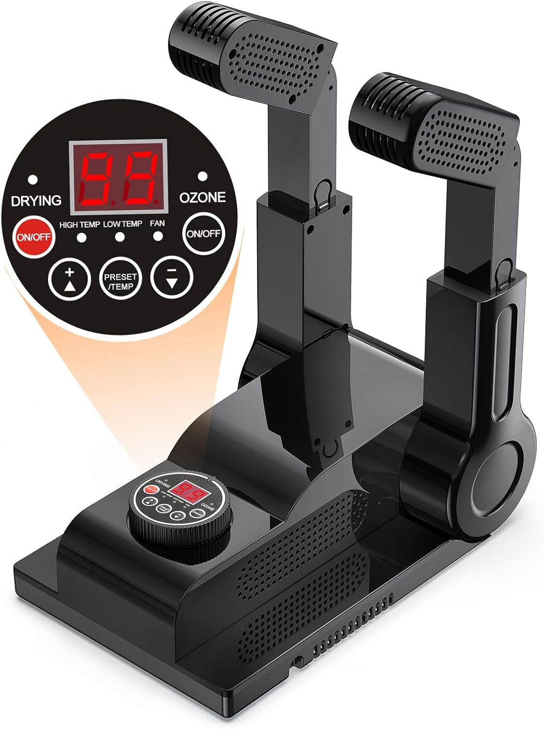 FORLIM [Upgraded Temperature Control] Boot Dryer for Work Boots - Shoe Dryer with 24-Hour Delay T... | Amazon (US)