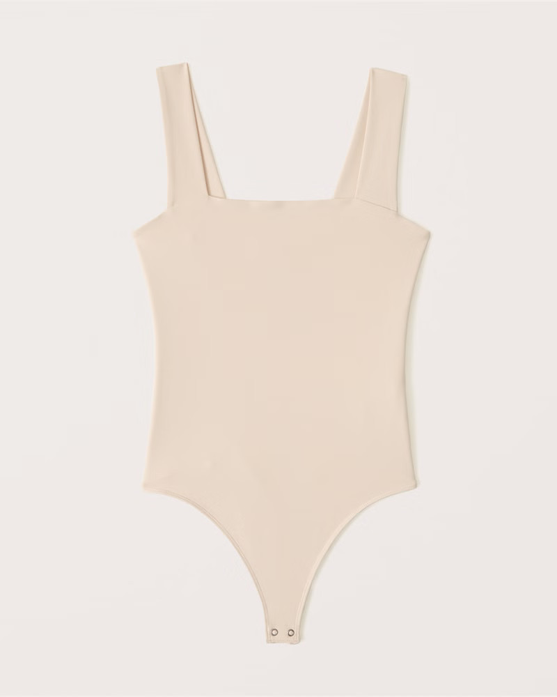 Women's Double-Layered Seamless Squareneck Bodysuit | Women's New Arrivals | Abercrombie.com | Abercrombie & Fitch (US)