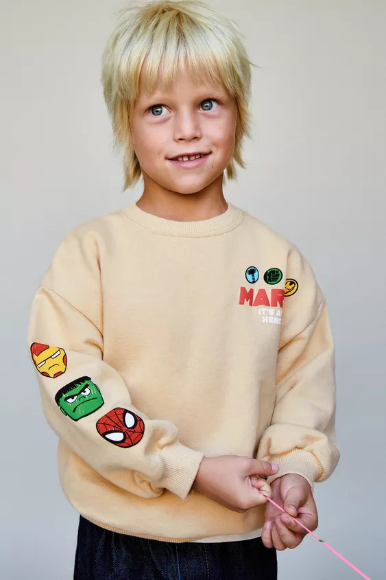 THE AVENGERS © MARVEL PRINT SWEATSHIRT | Zara US