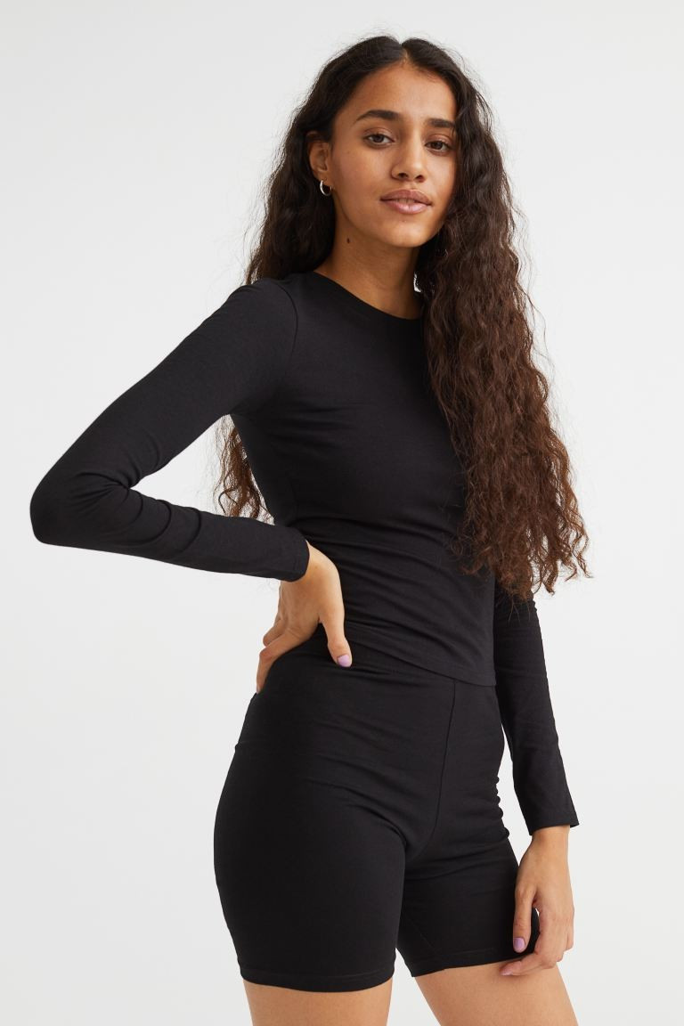 Short Jersey Top | H&M (US + CA)