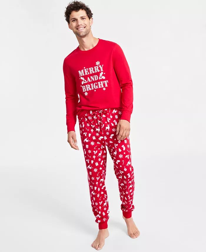 Family Pajamas Matching Men's Mix It Merry & Bright Pajamas Set, Created for Macy's - Macy's | Macy's