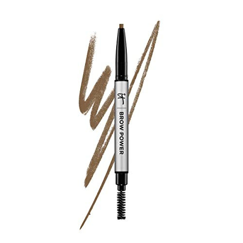 IT Cosmetics Brow Power Eyebrow Pencil, Universal Blonde - Long-Lasting, Budge-Proof Formula - With Biotin - For Platinum to Dark Blonde Hair Colors - 0.0056 oz | Amazon (US)