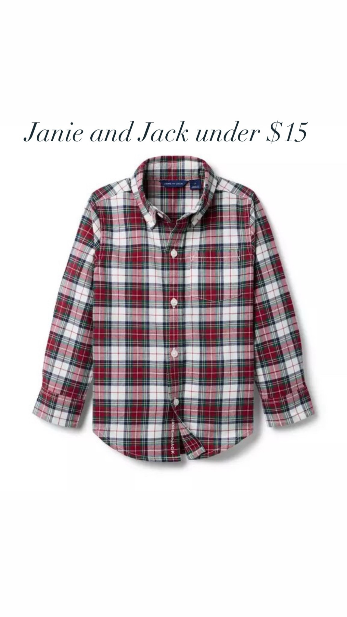 Boys Christmas shirt. Boys holiday shirt. Button down sale. Janie and Jack. Plaid shirt.

#LTKHoliday #LTKCyberWeek #LTKKids