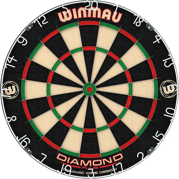 Winmau Diamond Plus Professional Bristle Dartboard - Official Tournament Specification - Staple-F... | Amazon (US)