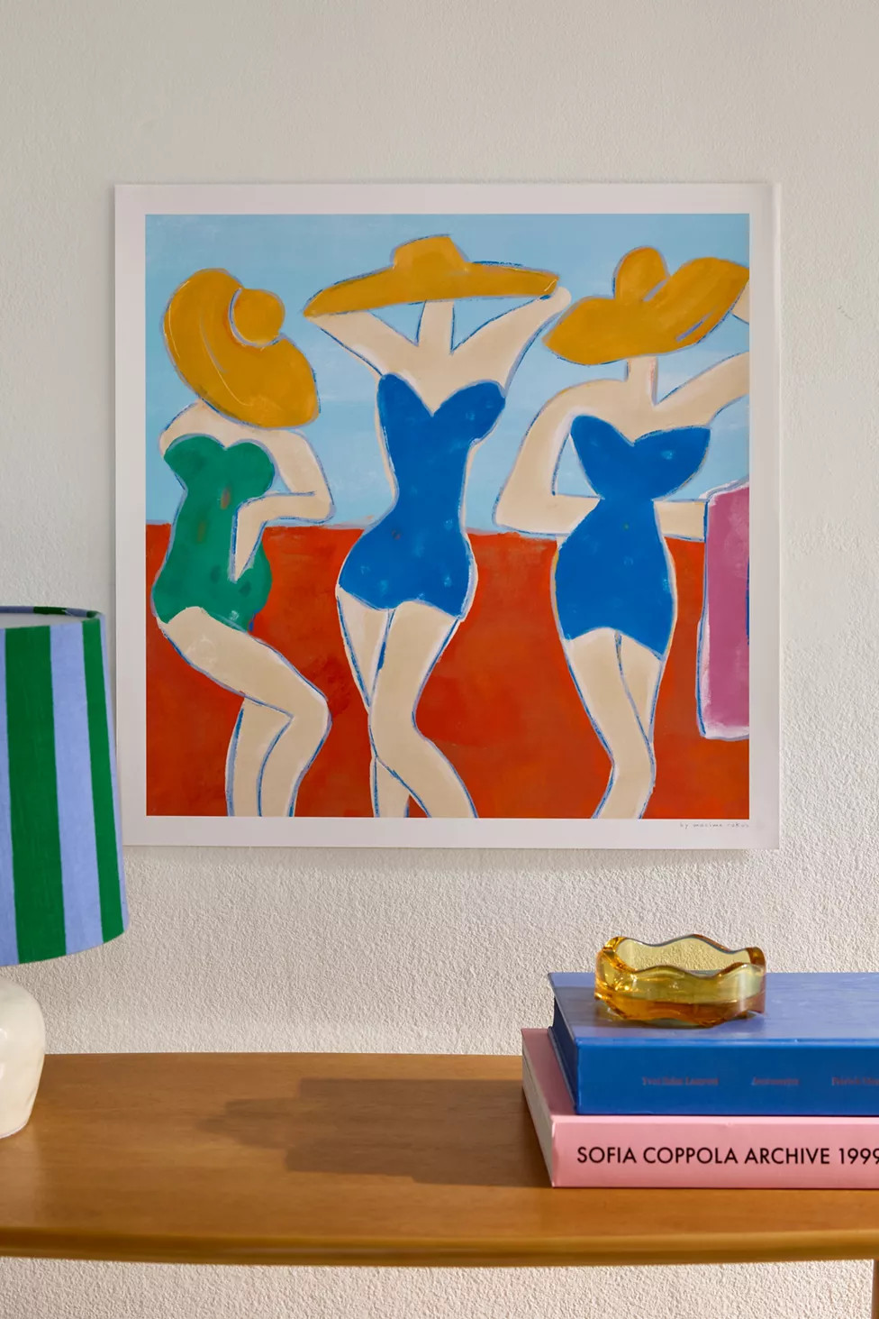 PSTR Studio Maxime Rokus Trio Estival Frameless Art Print | Urban Outfitters (US and RoW)