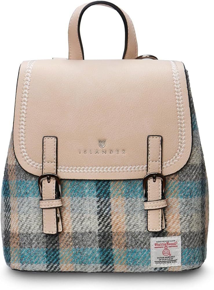 Harris tweed The Mini Jura Backpack, Islander Tartan, Mini | Amazon (US)