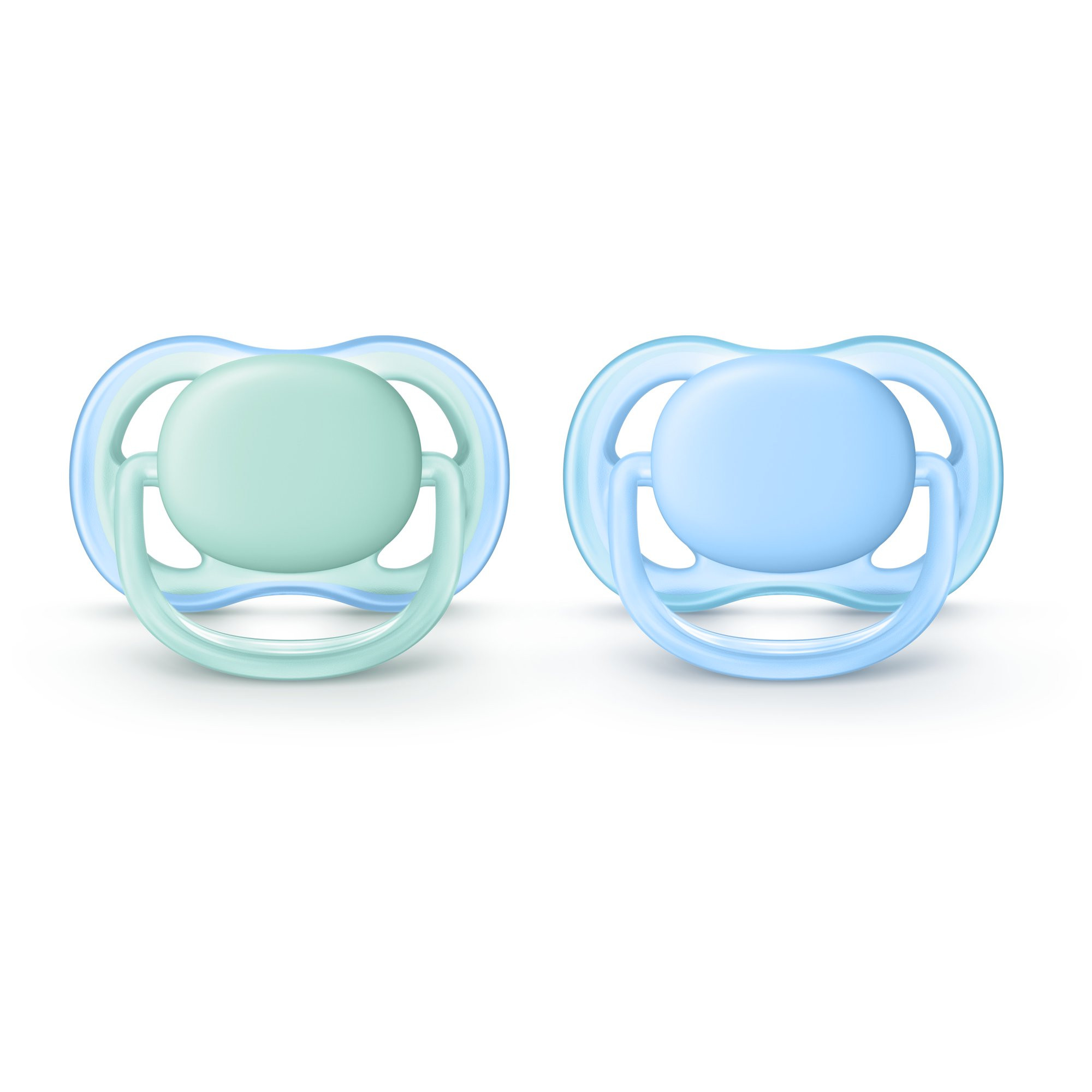 Philips Avent Ultra Air Pacifier, 0-6 months, blue/green, 4 pack, SCF244/40 | Walmart (US)