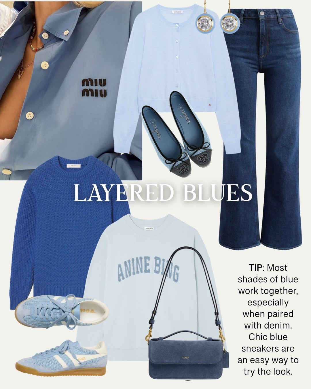 Shades of blue never really go away. This season, you can mix them with snake print, black, and of course, soft whites and neutrals. Always sophisticated, these are pieces you’ll have for years to come because they don’t go out of style! 💙✨

#LTKOver40 #LTKootd #LTKSeasonal