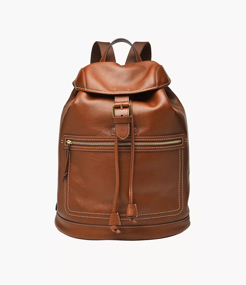 Fletcher Leather Rucksack | Fossil (US)