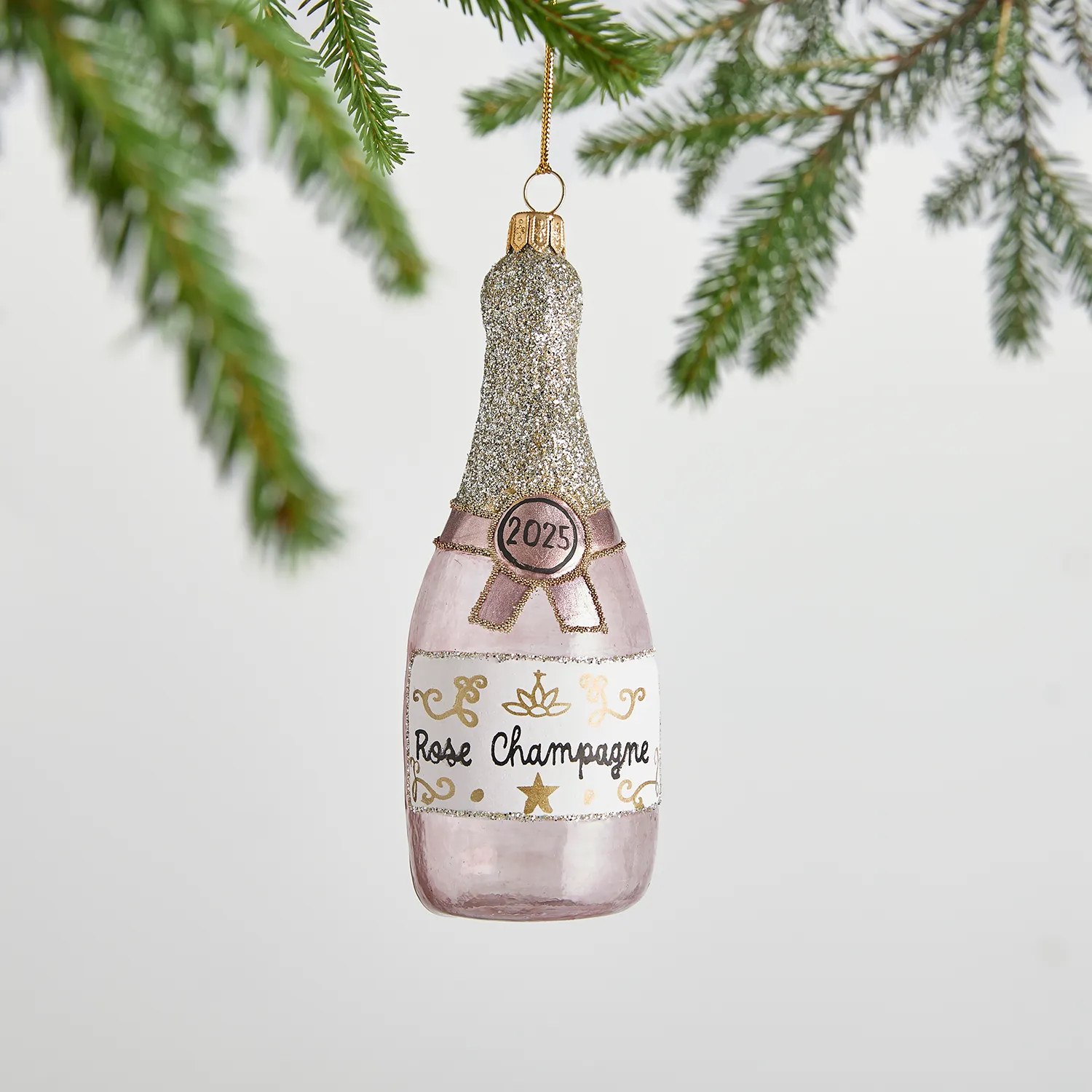 Sur La Table Champagne Rose 2025 Ornament | Sur La Table