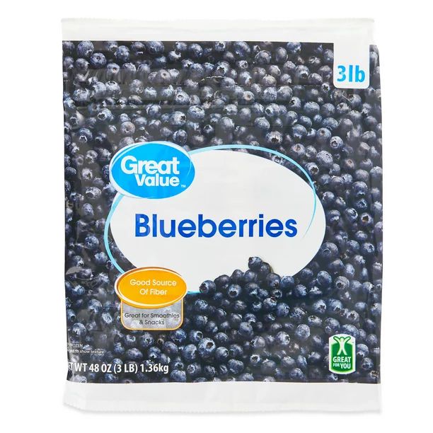 Great Value Blueberries, 48 oz (Frozen) - Walmart.com | Walmart (US)
