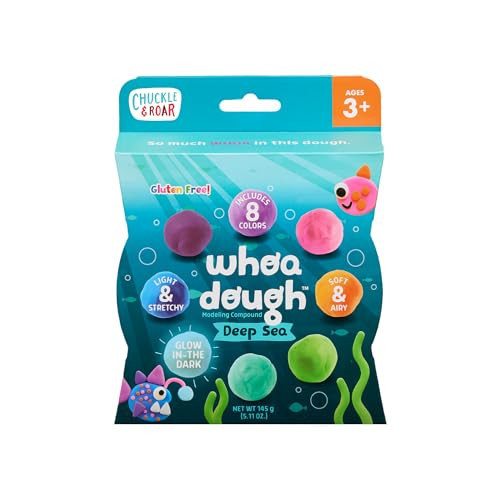 Whoa Dough Air Dry Clay Deep Sea 8 Pack by Chuckle and Roar | Amazon (US)