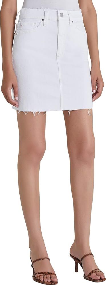 AG Adriano Goldschmied Women's Vera Denim Mini Skirt | Amazon (US)