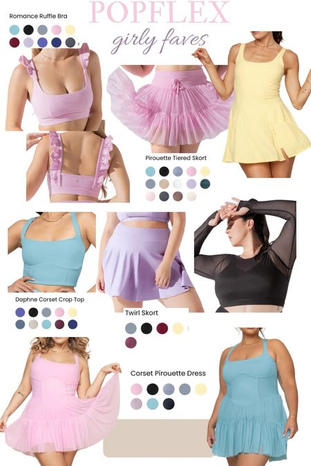 Popflex is the newest store for the CUTEST girly workout or activewear clothing! Their skorts are my absolute fave and I need the dress! #popflex #skort #spring #midsize #plussize 

#LTKmidsize #LTKplussize