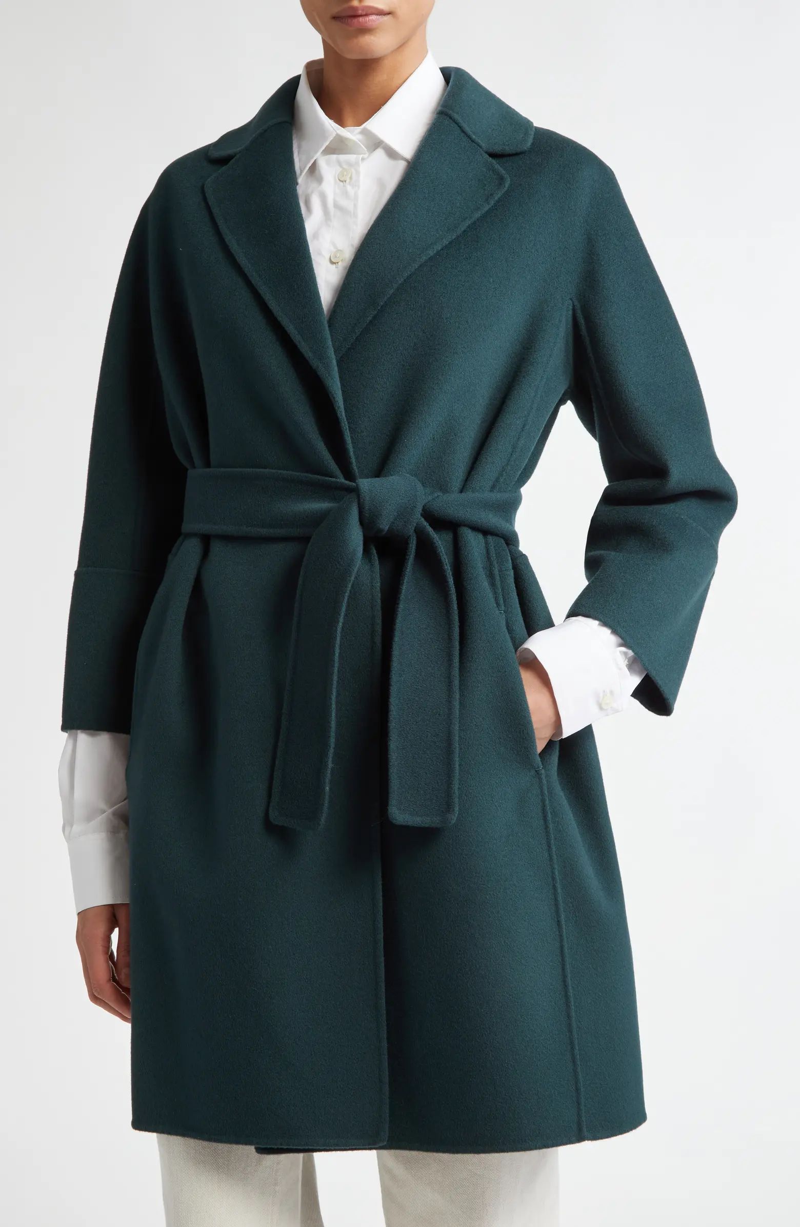 Arona Double Face Wool Belted CoatMax Mara | Nordstrom