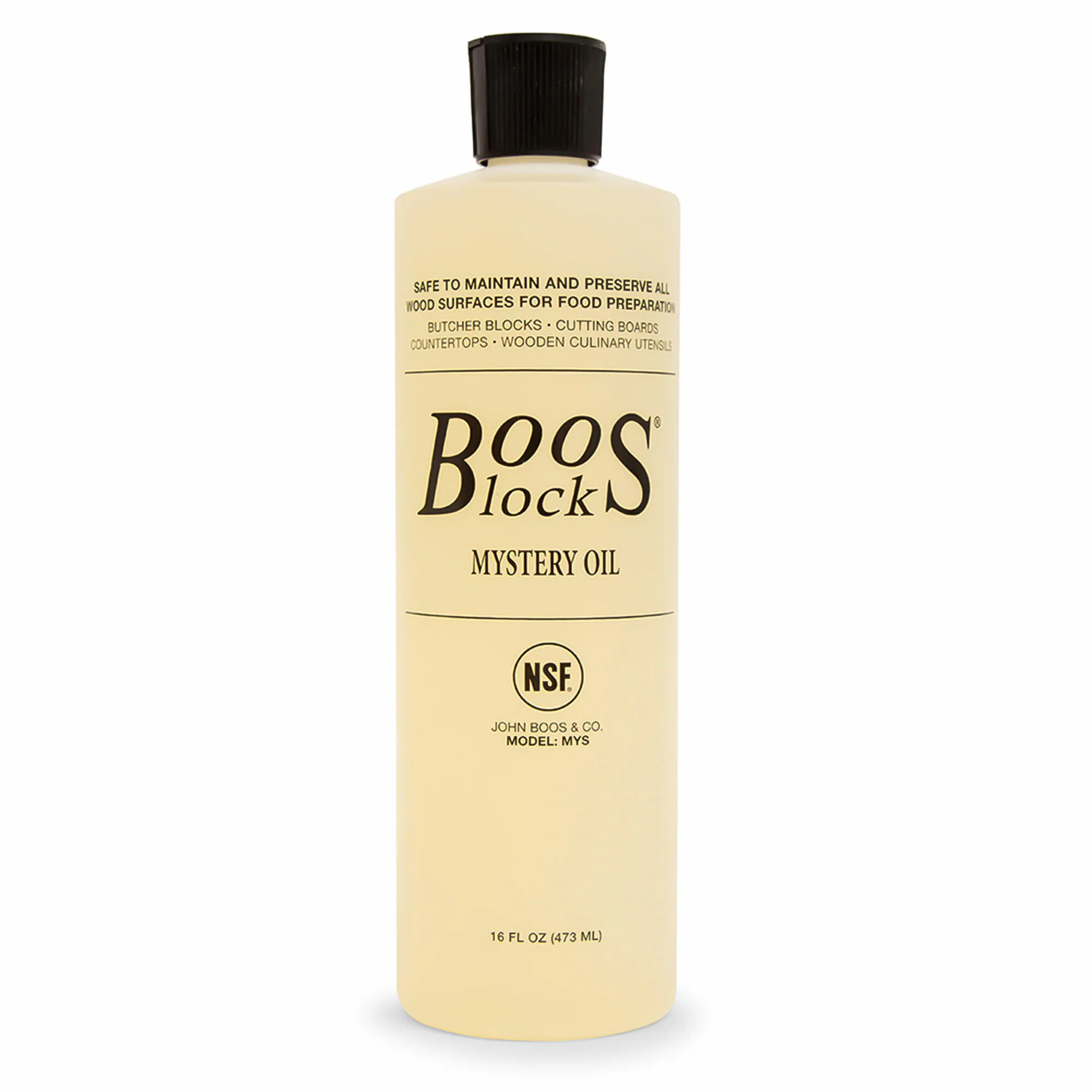 John Boos Yellow Food-Grade Mineral Exterior Cutting board oil ( 12-oz ) Stainless Steel | 322973 | Lowe's