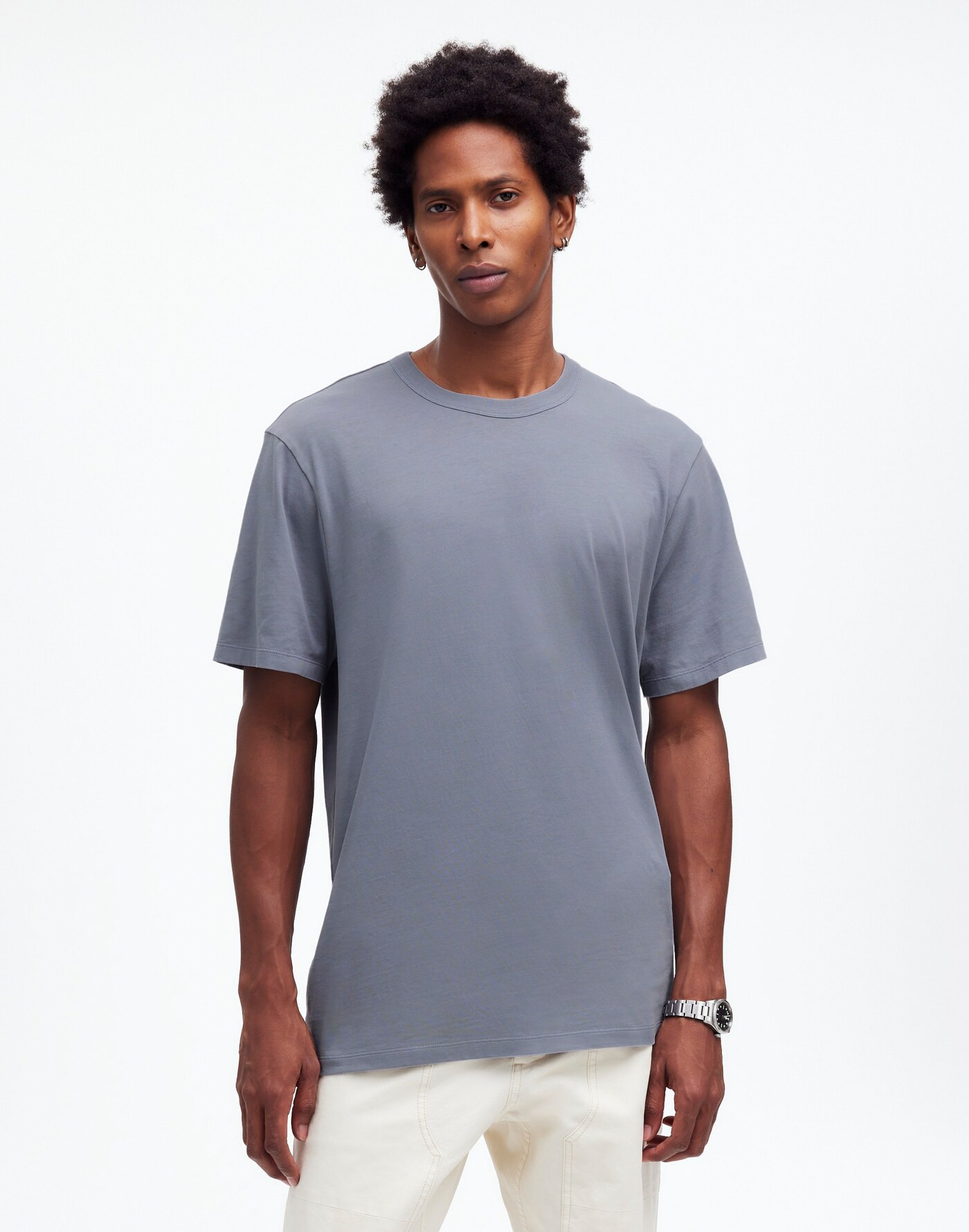 Garment-Dyed Allday Crewneck Tee | Madewell | Madewell