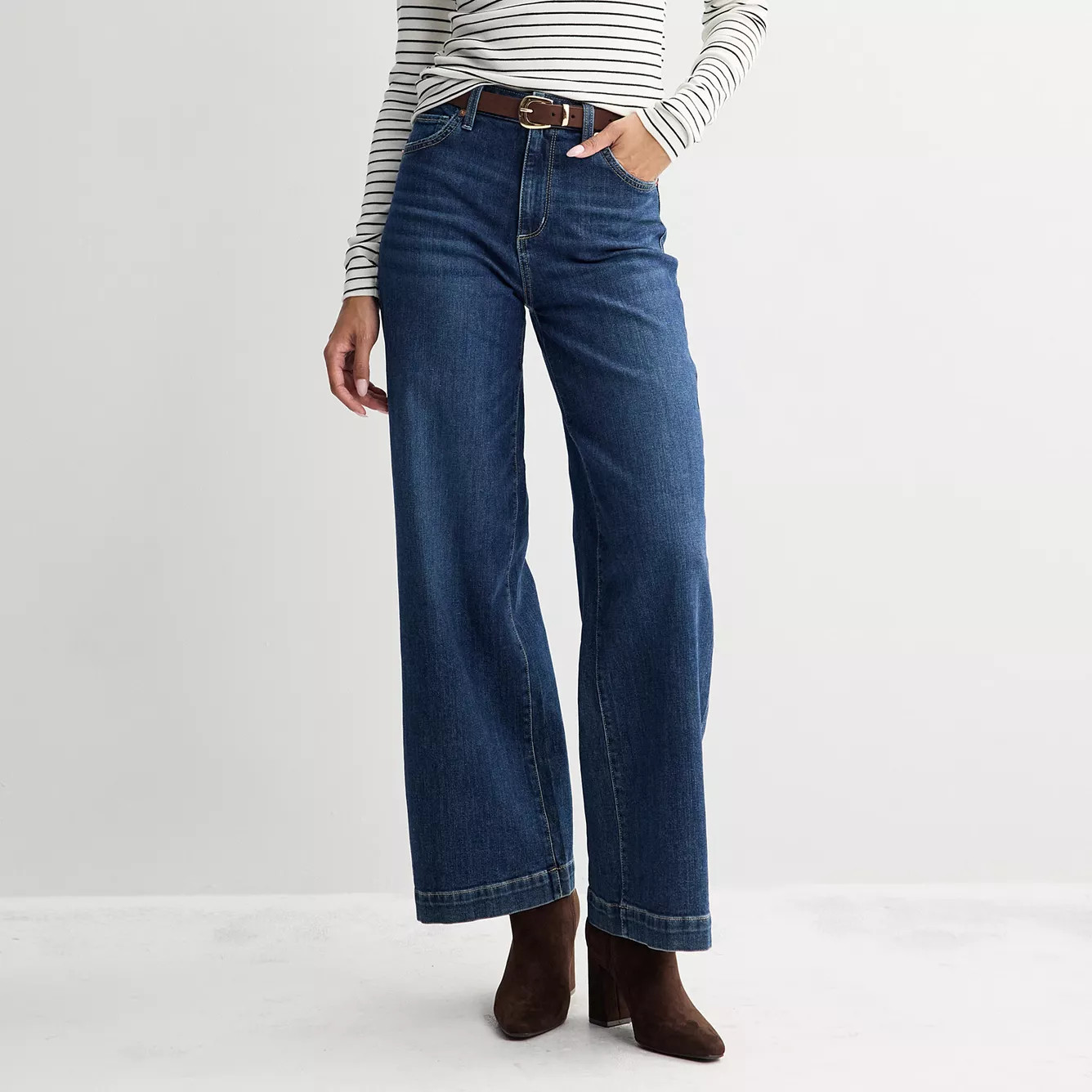 Women's Sonoma Goods For Life® High-Rise Wide-Leg Jeans | Kohl's