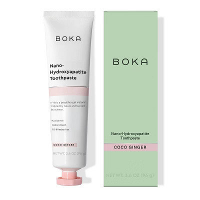 Boka Fluoride-Free Nano Hydroxyapatite Toothpaste - Coco Ginger - 3.4oz | Target