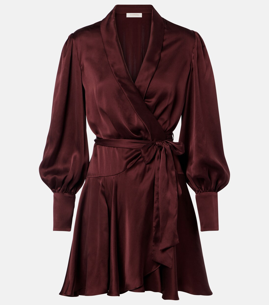 Silk satin wrap dress | Mytheresa (US/CA)