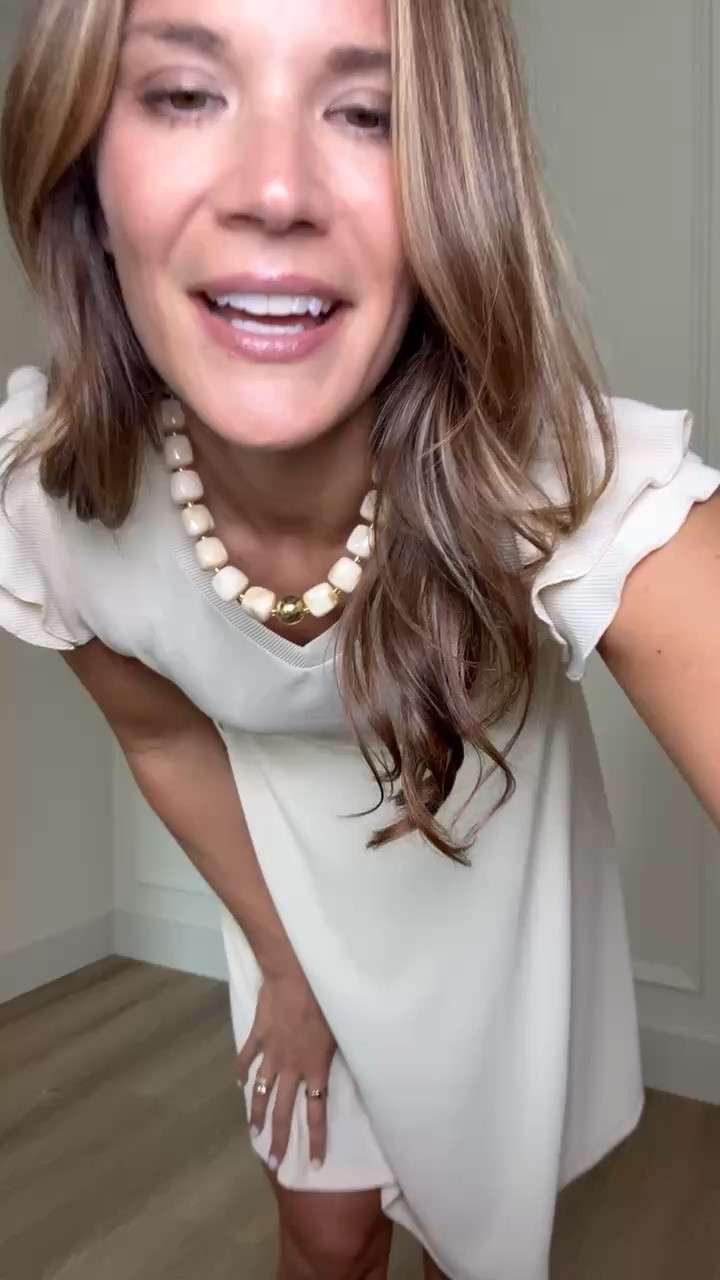 This flutter sleeve dress is one of those timeless pieces you’ll wear for years. The flattering fit, soft neutral color, and feminine sleeve detail make it perfect for showers, brunch, date nights, or any special occasion. Wearing a medium and it fits true to size.

Flutter sleeve dress, neutral dress, feminine dress, baby shower dress, bridal shower outfit, date night dress, summer dress, elegant outfit, Amazon fashion, timeless style, StangandCo

#LTKootd #LTKSeasonal #LTKTall