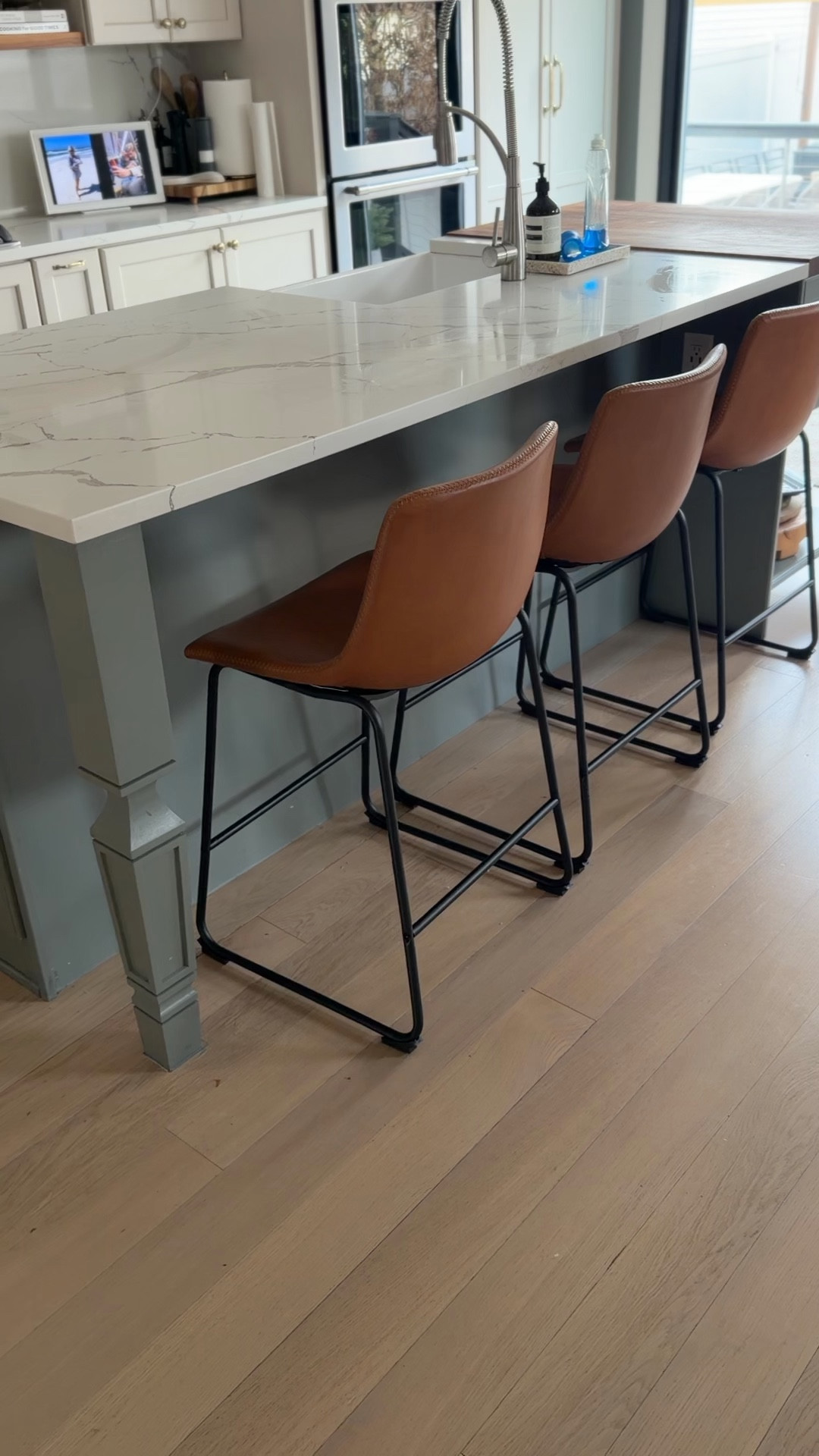I love a kitchen item that's stylish yet functional. These faux leather stools from @Wayfair  are perfect. I can wipe away sticky syrup from breakfast, but they also look nice with the rest of our kitchen decor. #ad #wayfair #wayfairpartner

#LTKmomlife #LTKHome
