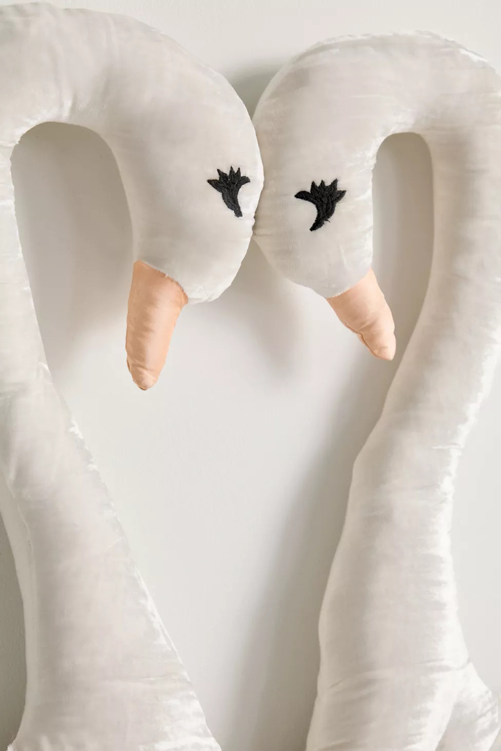 Viola Swan Velvet Floating Headboard | Urban Outfitters (US and RoW)