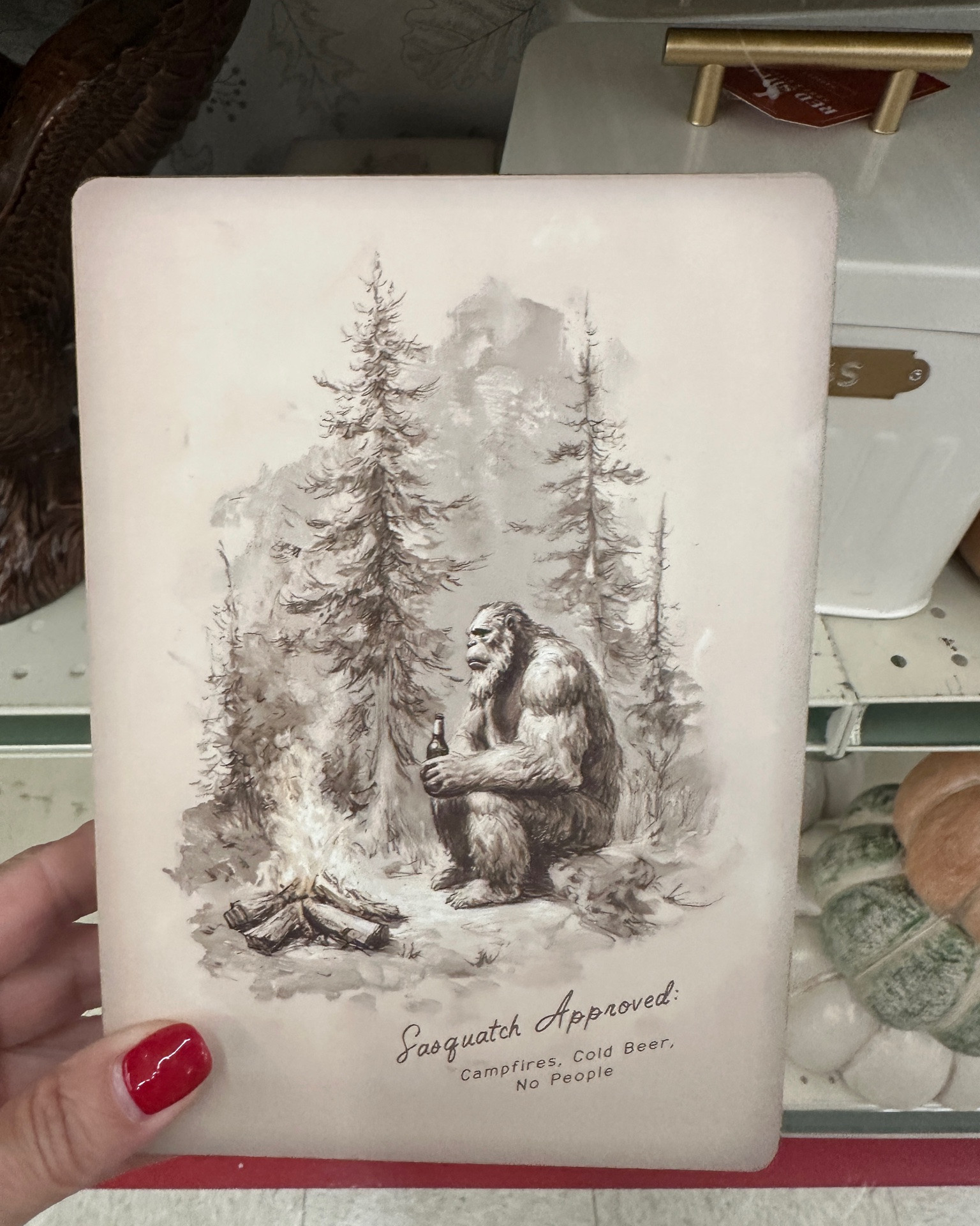 The Sasquatch. The cowboy dog. The chickens with the pumpkins. I mean COME ON.

This is exactly the kind of random fall decor I go in for and suddenly decide I need. 😂

#LTKdayinmylife #LTKSeasonal #LTKHome