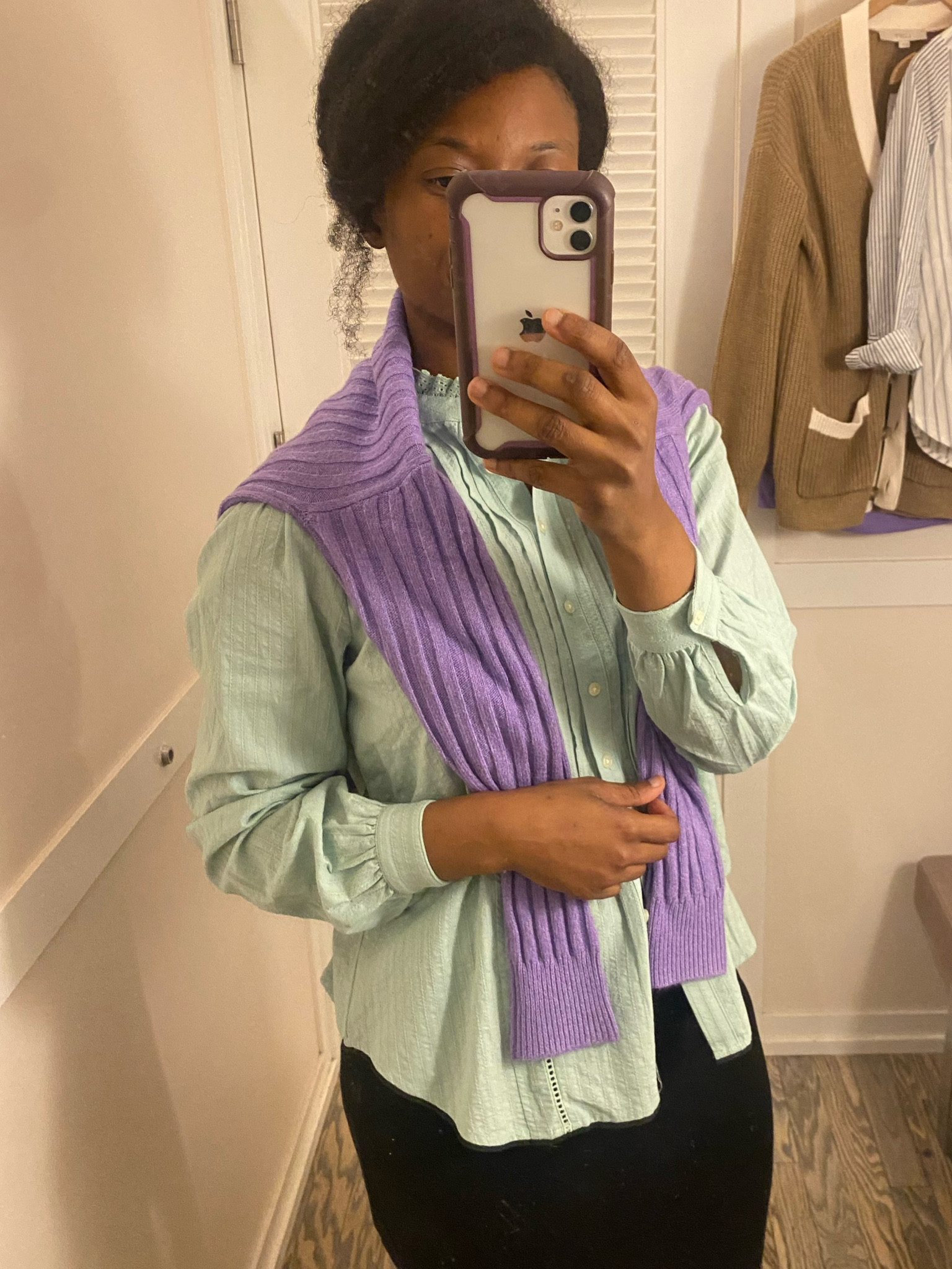 Loving this color blocking combo. Both on sale use code LUCKY 

#LTKSeasonal #LTKsalealert #LTKunder50